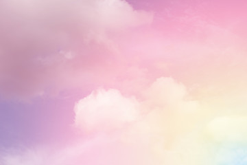 sun and cloud background with a pastel colored

