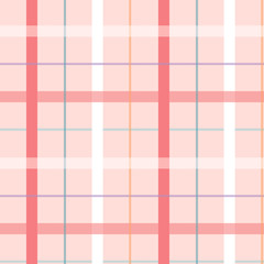 Pink checked print