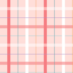 Pink checked print