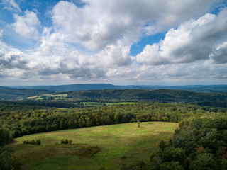 Aerial View of the Hudson Valley with Stissing Mountain