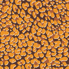 Materiał do szycia Jaguar Skin Seamless Pattern. Animal Print for Textile Design / Vector Illustration
