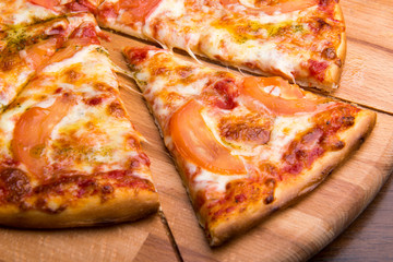 pepperoni, cheese, homemade, food, delicious, meal, tasty, italian, snack, dinner, tomato, mozzarella, slice, rustic, fresh, wooden, gourmet, eating, lunch, meat, fast, crust, sausage, melted, hot, 