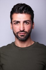 Obraz premium Portrait of a mixed race man