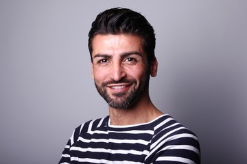 Fototapeta premium Portrait of a mixed race man