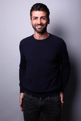 Obraz premium Portrait of a mixed race man