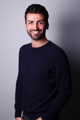 Fototapeta premium Portrait of a mixed race man
