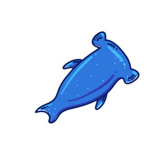 Hammerhead shark icon