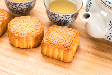 Delicious moon cake for Mid Autumn Festival