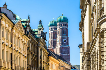 Famous Munich Cathedral - Liebfrauenkirche © fottoo