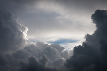 Storm clouds scape sky nature