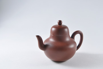 Chinese Teaware. Pottery teapot