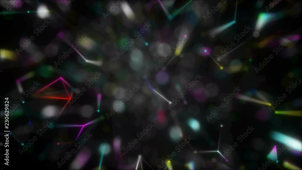 Poster glowing elements.social network connections. connecting people on the internet, nodes transforming i