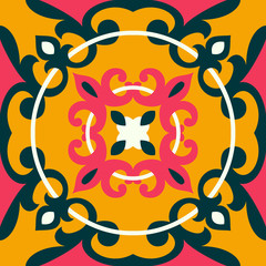 Oriental traditional ornament,Mediterranean seamless pattern, tile design, vector illustration сan be used for desktop wallpaper for a wall hanging or poster, pattern fills, surface textures, textile.