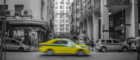 taxi in the city