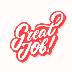 Great Job banner. © Alex Gorka