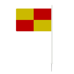 Isolated soccer corner flag icon. Vector illustration design