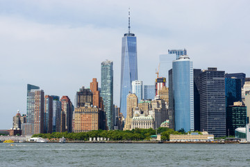 Obraz premium Manhattan Downtown Panorama, New York City