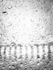 water drop on the window