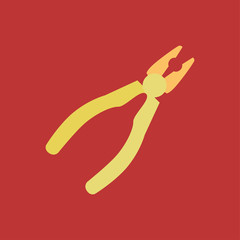 Silhouette icon pliers
