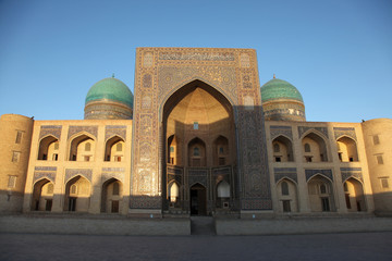 Fototapeta na wymiar Abdullah Khan Mosque and Madrasa in Bukhara, Uzbekistan
