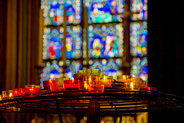 Candles in the church