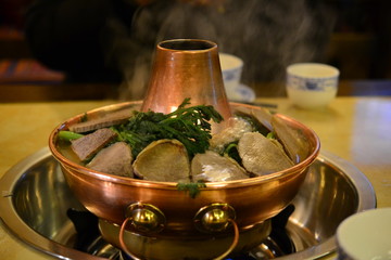 Yak hotpot in Shangri La, Tibet, Chinese delicacies, Asian food