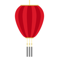 Obraz premium Isolated chinese lamp. Chinese new year. Vector illustration design