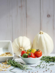 Rustic Farm Fresh vegetables