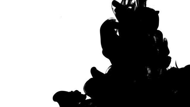 Ink in water effect