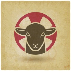 lamb of god vintage background © natbasil