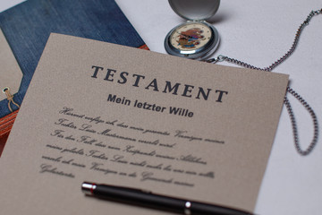 Testament, Mein letzter Wille, Collage