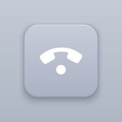 End the call button, best vector