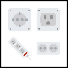 Fototapeta premium call icon. socket vector icons in call set. Use this illustration for call works.