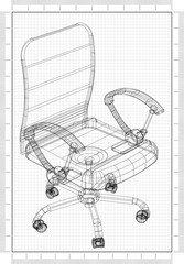 Office Chair Architect blueprint 