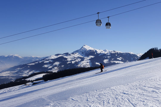 Kitzb&uuml;heler Horn im Winter