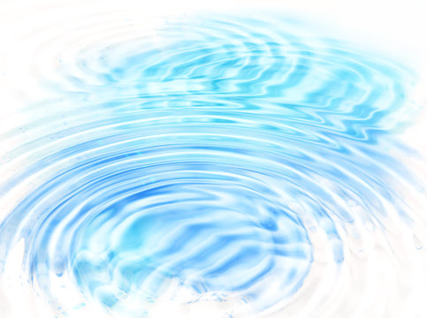 Abstract blue water ripples background