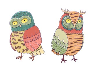 cute owl character