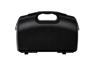 Black case for guns isolated on white
