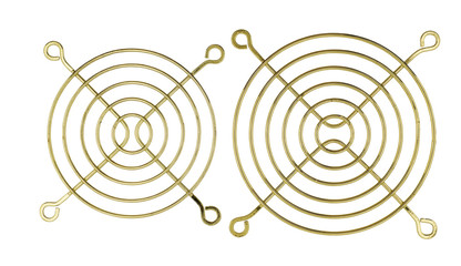 decorative grid of the fan for power supply
