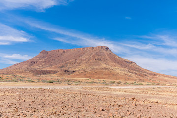 Majestic mountain in Damaraland, Namibia.