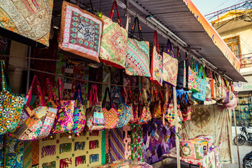 Bag Shop in Rishikesh city in India 