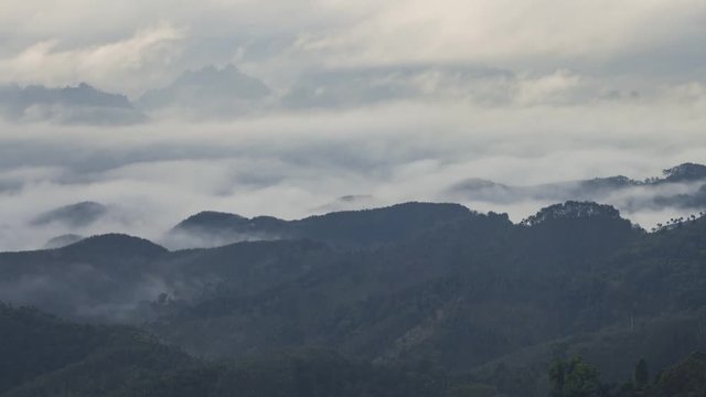 Doi TaPang view point Chumphon province thailand.