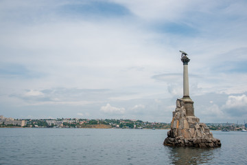 Monument in the sea