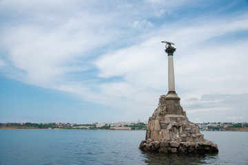 Monument in the sea