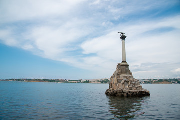 Monument in the sea