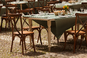 Terraza de restaurante.