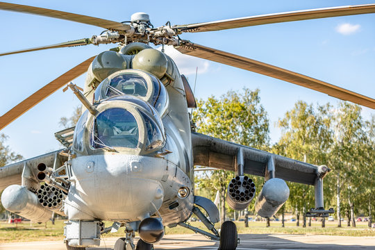 military helicopter flying during exercise performing a military demonstration