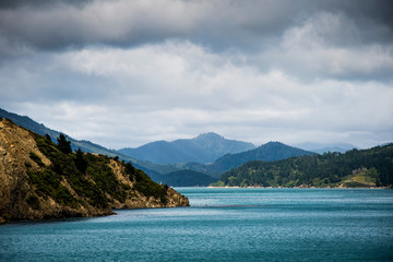 New Zealand crossing between north and south island