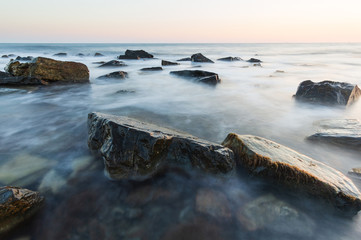 Landscape overlooking the sea