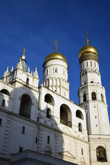 Fototapeta na wymiar Ivan Great bell tower of Moscow Kremlin.